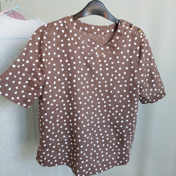 Marks and Spencer Pure Linen Premium Relaxed T-shirt - Picture 4 of 9